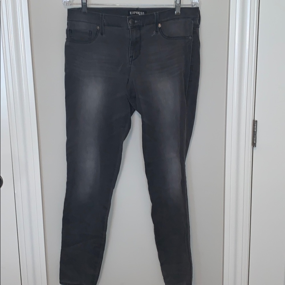 Express low rise Stella fit grey legging
